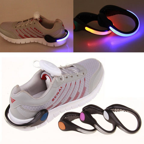 LED Safety Shoe Clips Warning Light