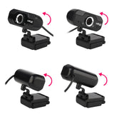 USB Web Camera 720P HD 1MP Computer Camera Webcam Built-in Sound-absorbing Microphone Dynamic Resolution