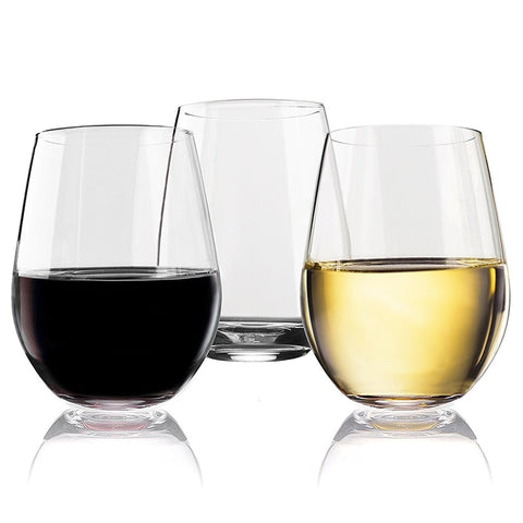 4Pcs Of Unbreakable Wine Glass Shatterproof Plastic