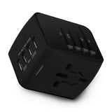 Travel Adapter International Power Adapter All-In-One With 3.4A 4 USB Worldwide Wall Charger For UK/EU/AU/Asia