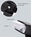 Universal Camera LCD Flash Speedlite for Canon 1300D 1200D 760D 750D 80D 5D IV 7D Nikon 7200D 5500D 5D 610D 750D