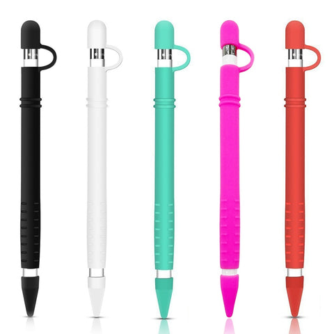 Pen Sleeve for Apple Pencil, Anti-Slip Anti-drop protection Skin Case for iPad Pro 10.5 12.9 Pencil With the Cap and tip Cover
