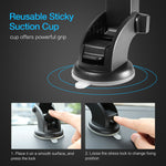 Automatically Locking Windshield Phone Holder - Universal Fit